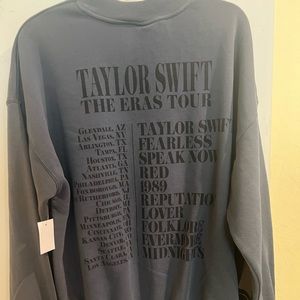 Official Taylor Swift Merch, Eras Tour Crewneck Sweater
